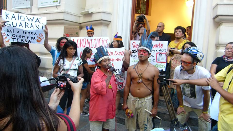 Manifestação no Rio de Janeiro. Foto de Rossanna Pinheiro. Foto usada com permissão