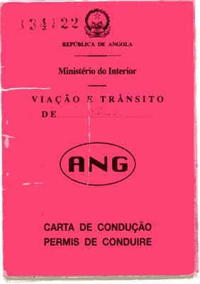 Angolan Driver's License