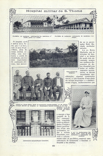 Menção à rede de abastecimento de água do Hospital na "Ilustração Portugueza", Dez. 1916, Blog Revista Antiga Portuguesa