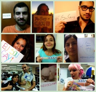 Image from the blog of the project Eu Sou Gay (I Am Gay)