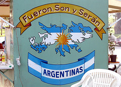 "Foram, são e serão Argentinas". Foto de Brian Allen no Flickr (CC BY 2.0)