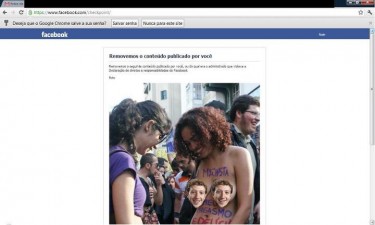 Photo of Luka Franca deleted by Facebook and jokingly posted “censored”, by Pedrão Nogueira.