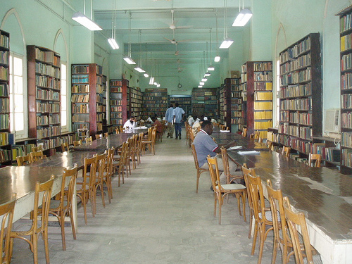 Khartoum University Library, Sudan. Photo by Book Aid International on Flickr (CC BY-NC-ND 2.0)