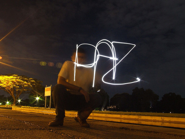"Peace at the speed of light", by Tales Carvalho, published on Flickr (CC BY-NC-ND 2.0).