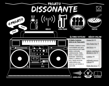 O projeto Rádio Dissonante vai organizar uma oficina sobre a criação e manutenção de rádios coletivas online. 