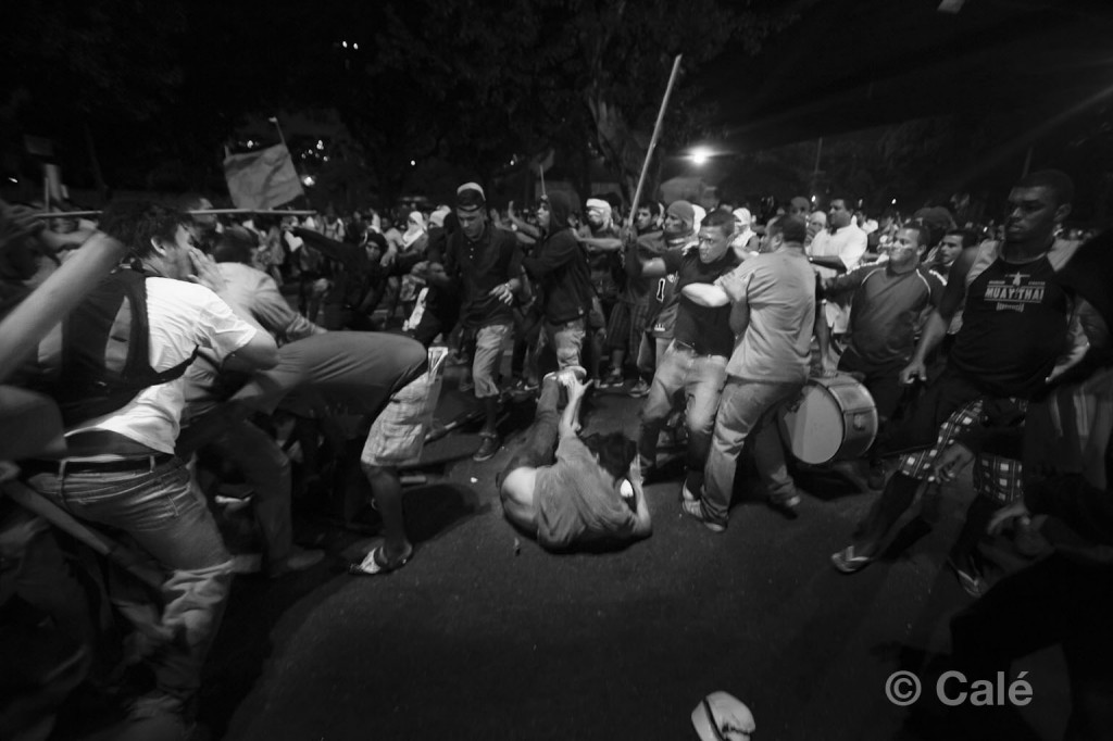 Protestos no Rio acabam em Violência