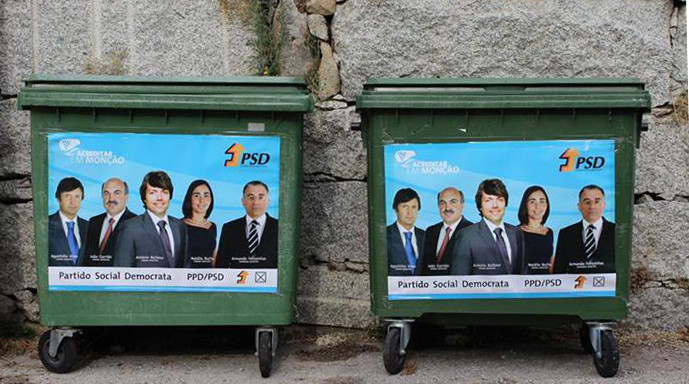 The electoral campaign was marked by various highs and lows which revealed the distrust in the political parties. The best example was the success achieved by the Facebook page Tesourinhos das Autárquicas, which satirises various election posters and other moments of the campaign, followed by more than 127,000 people.