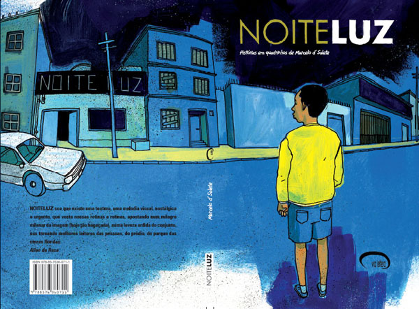 Capa de NoiteLuz, outra publicação de Marcelo D´Salete. Imagem utilizada com permissão.