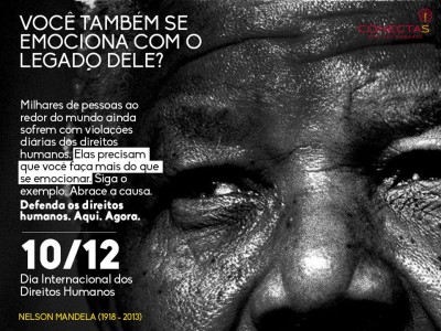 Banner publicized by Conectas Human Rights on Facebook