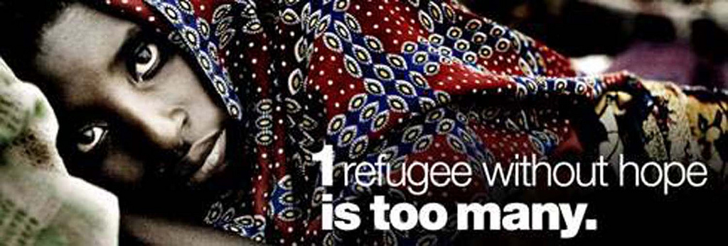 "Um refugiado sem esperança é demasiado". Imagem de divulgação do Dia Mundial dos Refugiados (20 de junho de 2011). Foto das Nações Unidas - Arménia noFlickr (CC BY 2.0)