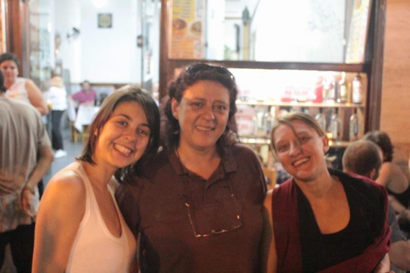 Elisa Quadros (Sininho), Eloisa Samy e Camila Jourdan. Foto de Silnei L Andrade//Coletivo Mariachi, usada com permissão.