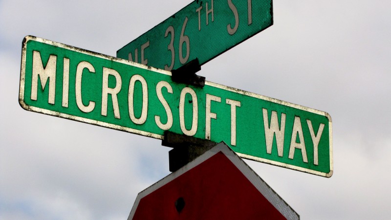 One Microsoft Way. Street sign on Microsoft campus, Redmond, WA. Photo: Flickr by ToddABishop. (CC BY 2.0)